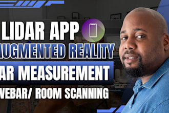 do lidar ar measurement app for room scanning, webar augmented reality for lidar