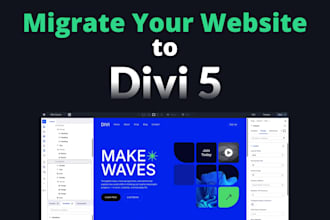 build, redesign or migrate your wordpress website to divi 5