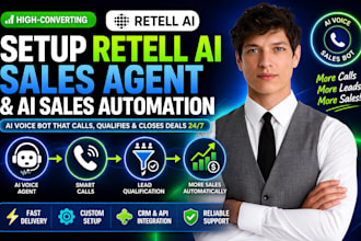 setup retell ai sales agent ai sales automation voice bot sales agent