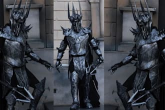 custom cosplay creation wearable full knight cosplay armor video game anime prop