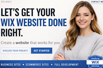 build wix website design redesign wix website wix bussiness website design wix