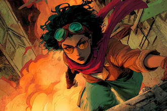 comic book illustration with comic book illustrator