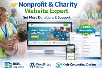 create nonprofit crowdfunding website, ngo charity donation website on wordpress