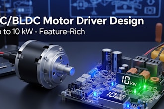 design dc or bldc motor driver up to kws with all features you want