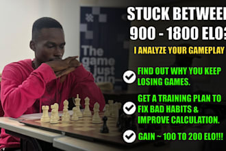 analyze your games and give tips to help you gain elo