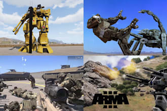enhance and upgrade arma 3 with the locust mech