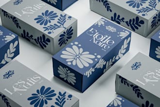 design premium box packaging and die lines