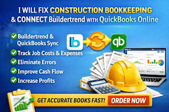 fix construction bookkeeping and connect buildertrend with quickbooks online