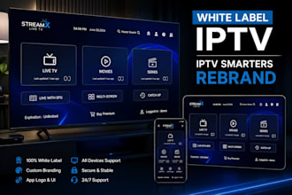 rebrand iptv smarters pro apk into your custom white label iptv app to launch