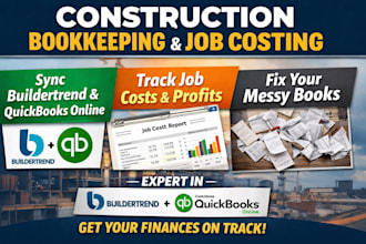 do construction bookkeeping job costing and buildertrend quickbooks online