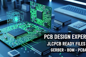 design custom pcb ready for jlcpcb fabrication and assembly