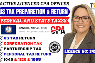 prepare and file your US federal and state tax return accurately