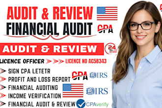 audit CPA letter, us CPA letter income verification CPA comfort letter