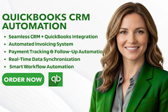 integrate quickbooks with your CRM and automate invoicing payments and workflows