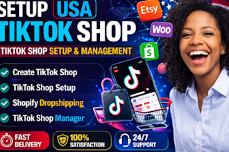create usa tik tok account,setup tik tok shop,tik tok dropshipping shop setup
