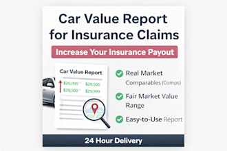 find real car listings to increase your insurance payout