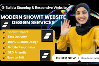 design showit website, redesign showit site, customize template, landing page