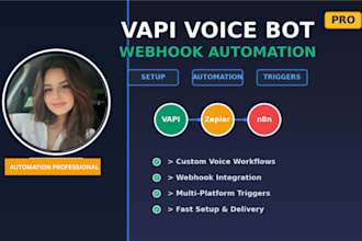 setup vapi webhook voice bot workflow automation zapier n8n voice triggers