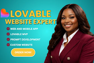 develop websites mobile app mvp products with loveable ai supabase dev webflow