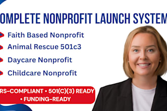 launch your 501c3 nonprofit with a complete nonprofit formation system