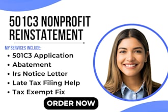 fix rejected and reinstate revoked 501c3 nonprofit response to irs notice letter