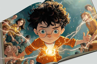 do children comic book design