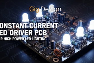 design constant current led driver pcb for high power led lighting