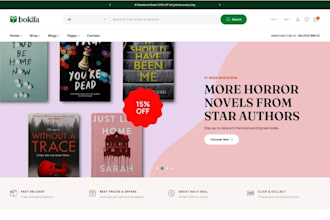 do book store woocommerce website design