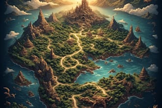 do map illustration map design fantasy map maker cartography