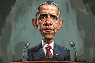 create digital political cartoon for political cartoon