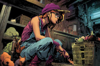 comic book illustration with comic book illustrator
