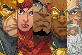 draw professional superhero comic art, characters and covers