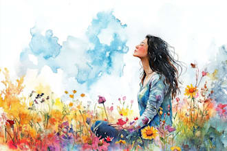 draw a watercolor illustration