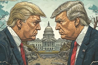do a political cartoon art