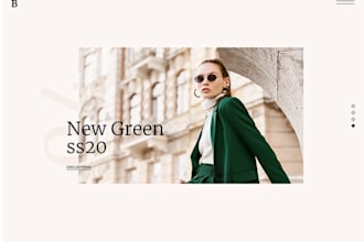 do fashion showcase website design