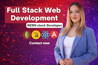 build your custom web application as a full stack mern stack developer