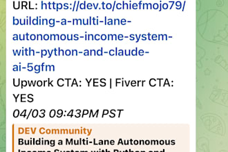 build a custom telegram bot with ai and automation