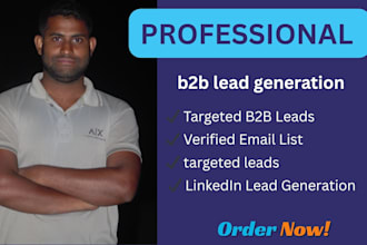 b2b lead generation, linkedin lead and targeted email list