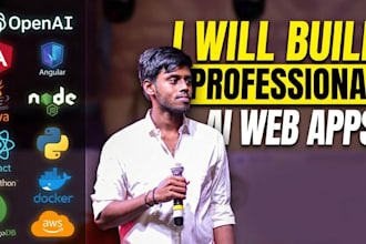 build professional full stack ai driven websites and ai chatbots