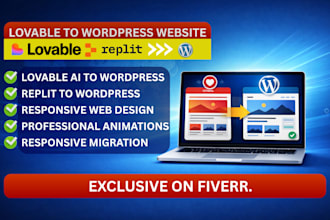 convert lovable ai to wordpress, replit to wordpress, copy or migrate lovable