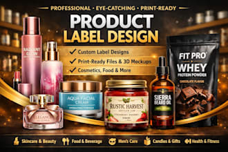 design product labels for your brand