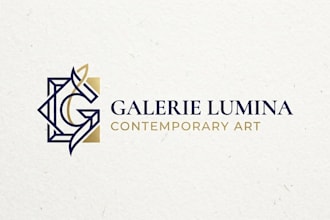 design a stylish and professional gallery logo
