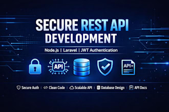 develop secure rest API with authentication