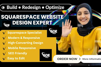 design squarespace website, redesign squarespace, squarespace website developer