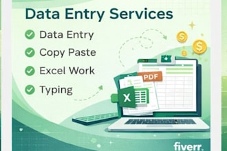 data entry fast data copy paste pdf excel