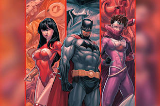 draw professional superhero comic book pages with dynamic storytelling