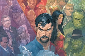create epic superhero comic pages full of action and energy