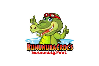 create premium classic logo for a swimming club