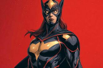create a stunning cinematic superhero character illustration