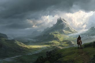 draw fantasy concept art or illustration